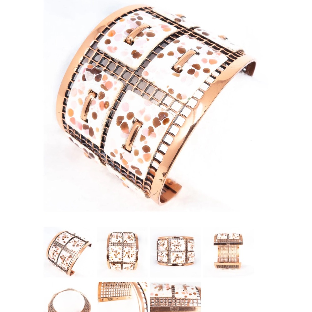Matisse Renoir Copper Enamel
Cuff Bracelet